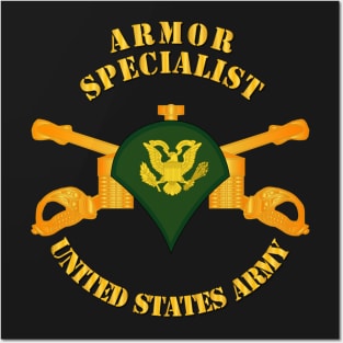 Armor - Enlisted - Specialist - SPC Posters and Art